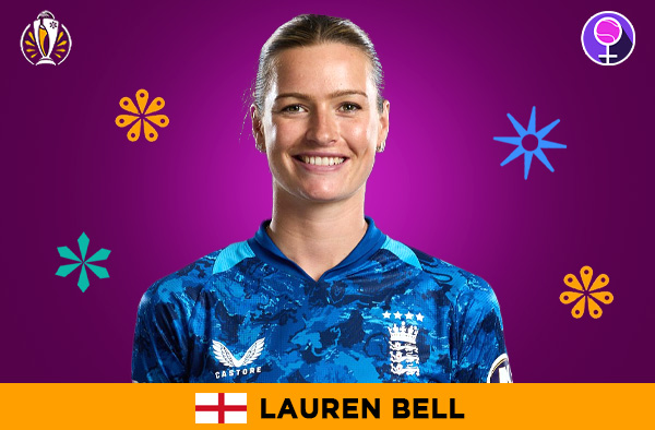 Lauren Bell for England in the Women's ODI World Cup 2025 | Image Credits: Female Cricket