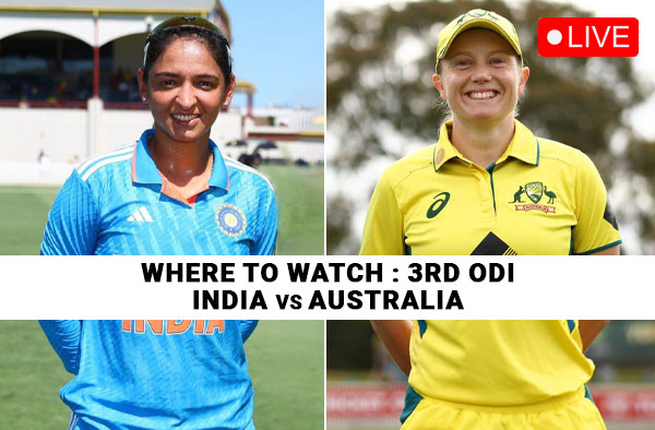 Where to Watch 3rd ODI: India Women vs Australia Women | Live Streaming Details