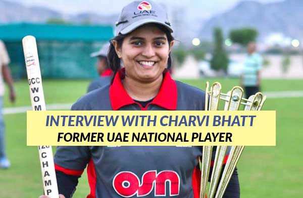 Charvi Bhatt, former UAE Women's Captain
