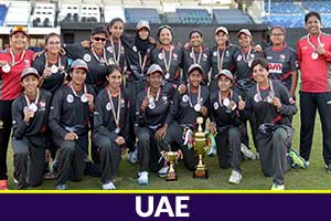 Squad for UAE Women's Cricket Team announced