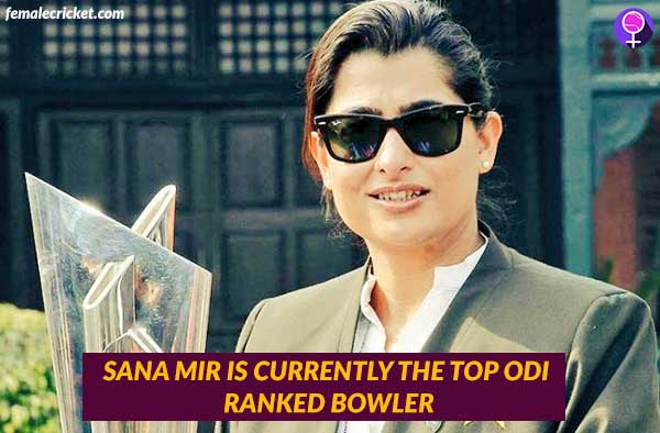 Sana Mir top ranked ODI bowler