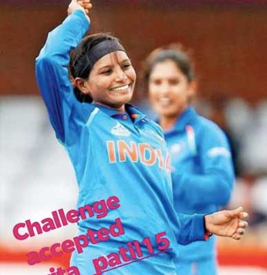 Rajeshwari Gayakwad's #GameFaceChallenge