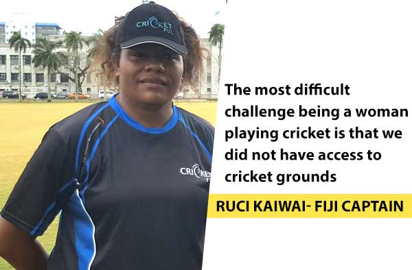 Ruci Kaiwai- Fiji Cricket team Captain