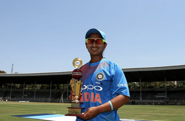 Anuja Patil - Player of the match award