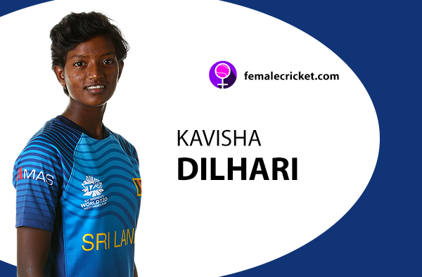 Kavisha Dilhari. Women's T20 World Cup 2020