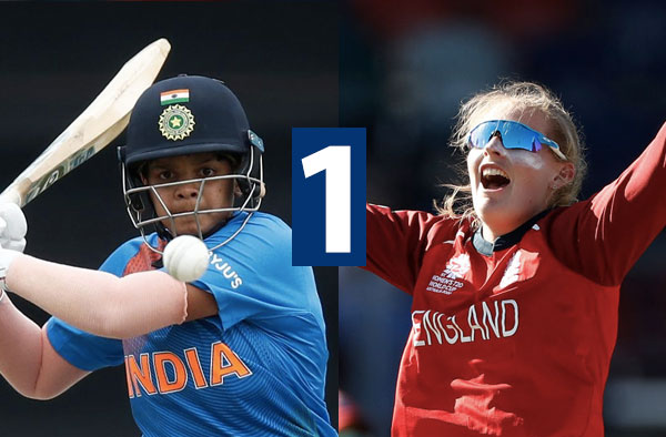 Shafali Verma and Sophie Ecclestone Claim No.1 Spot