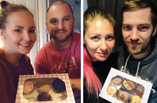 Amna Rafiq's initiative 70 couples and surprised them with homemade cupcakes and wedding gifts.