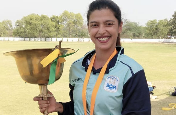 Mamtha Kanojia playing for South Central Railway