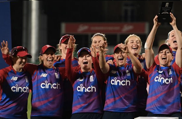 England win Multi-Format Series 10-6 against India. PC: England Cricket / Twitter