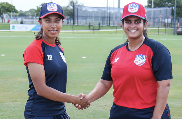 Sindhu Sriharsha (C), Shebani Bhaskar (VC) . PC: usacricket/Twitter