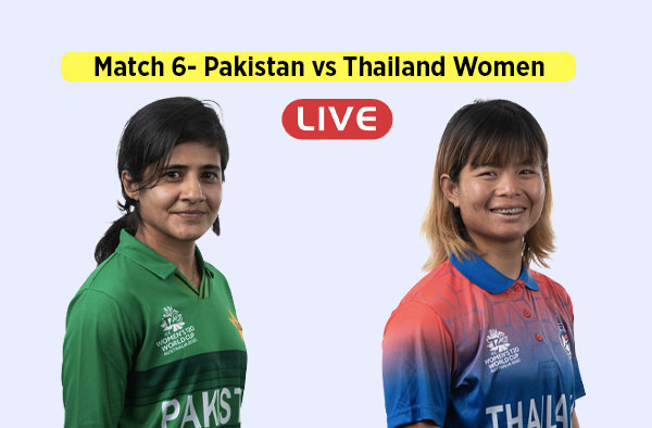 Match 6- Pakistan vs Thailand Women