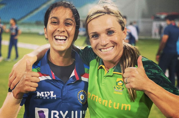 Mignon Du Preez and Jemimah Rodrigues. PC: Twitter
