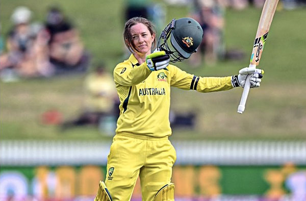Haynes and Lanning's 196 Runs Partnership help Australia amass 310 Runs on Board. PC: ICC / Getty Images