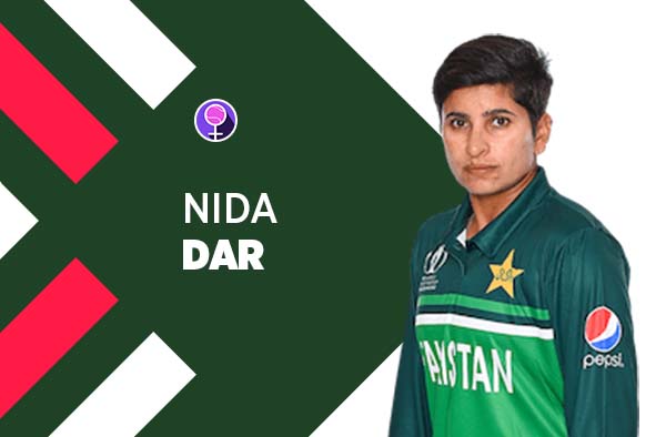 Player Profile of Nida Dar in Women's Cricket World Cup 2022. PC: jeetwins88.com