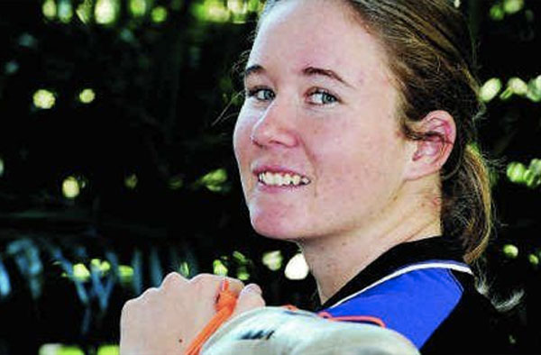 Australian and Queensland cricketer Beth Mooney is proving to be a big hit on the soccer field. Picture: Valerie Horton Framooney