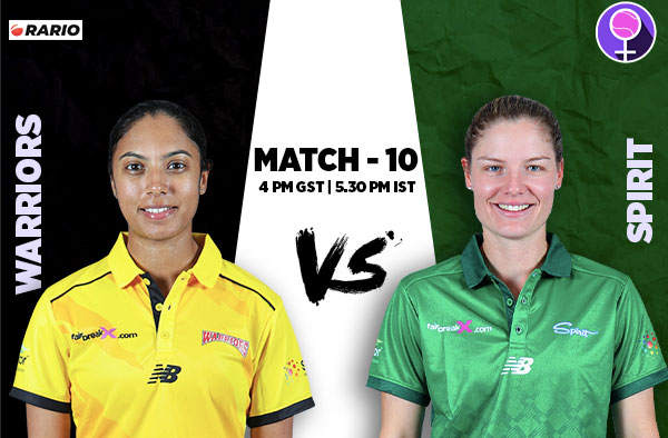 Match 10: Warriors v Spirit Women | Squads | Players to watch | Fantasy Playing XI | Live streaming