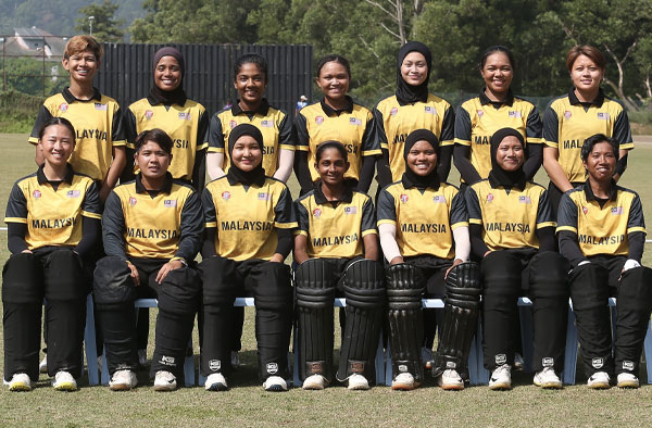 Malaysia Women's Cricket Team . PC: Twitter