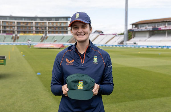 South Africa's Laura Wolvaardt wins Sports Personality of the Year award. PC: Getty Images
