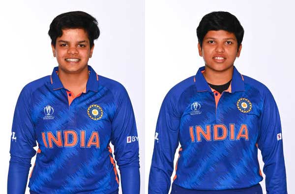 Shafali Verma and Richa Ghosh. PC: Getty Images