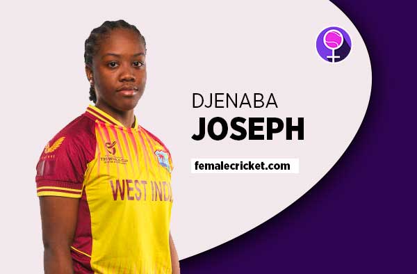 Player Profile of Djenaba Joseph - U19 West Indies Cricketer on Female Cricket. PC: Getty Images