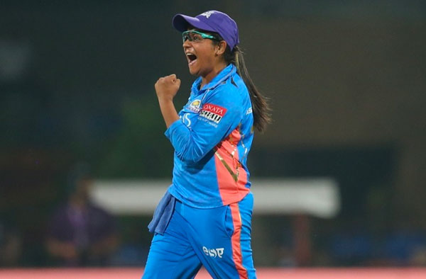 Saika Ishaque for Mumbai Indians. PC: Twitter