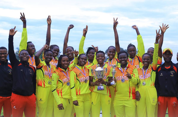 Uganda Women's team emerges Champion of the Victoria Series. PC: CricketUganda / Twitter