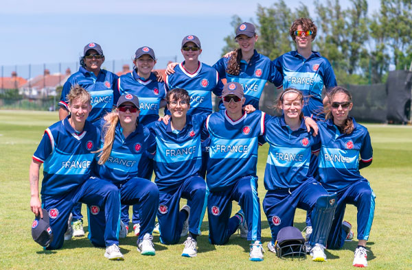 France National Women's Cricket Team. PC: Twitter