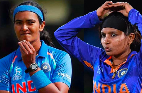 Shikha Pandey and Rajeshwari Gayakwad excluded from India's squad for Bangladesh tour. PC: Getty