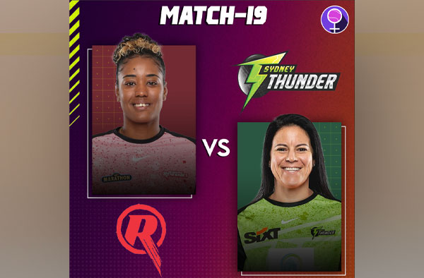 Match 19: Melbourne Renegades vs Sydney Thunder | Squads | Players to watch | Fantasy Playing XI | Live streaming
