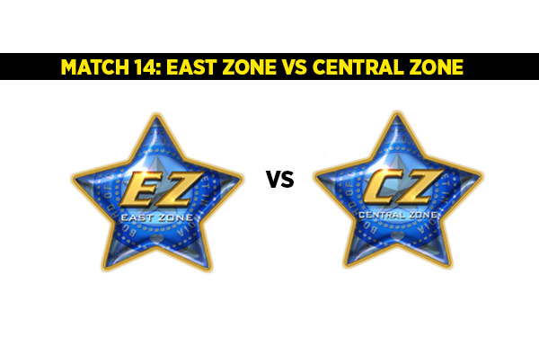 Match 14: East Zone vs Central Zone