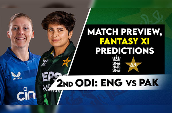 2nd ODI England vs Pakistan