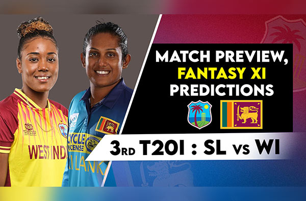 3rd T20I Sri Lanka vs West Indies