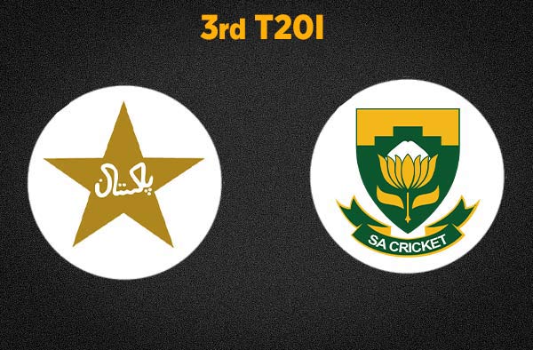 3rd T20I Pakistan vs South Africa