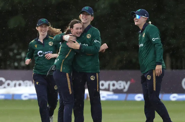 Watch Highlights Ireland Women beat England for the first time since 2001, Aimee Maguire takes 5-fer, Gaby Lewis scores 72. PC: Getty