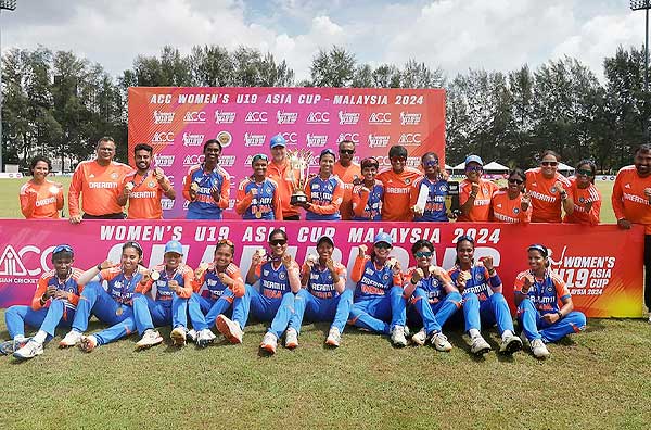 Unbeaten India claims inaugural Under-19 Women's T20 Asia Cup