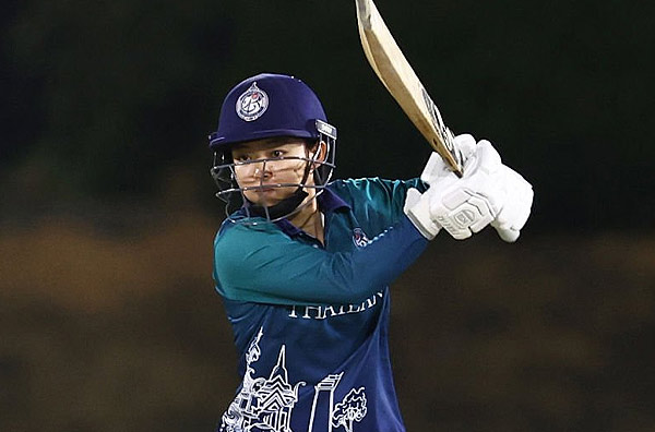 Nannapat Koncharoenkai's Unbeaten 56 Leads Thailand to Victory in Tri-Series Opener