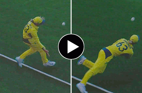 Watch Video: Ash Gardner pulls off remarkable boundary catch, fans react