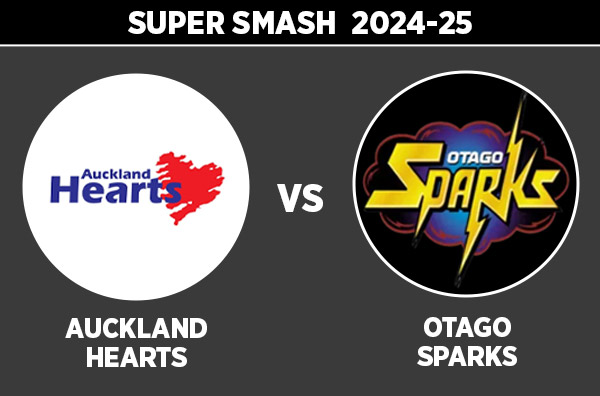 Match 23: Auckland Hearts vs Otago Sparks | Squads | Players to watch | Fantasy Playing 11 | Live Streaming | Pitch Report
