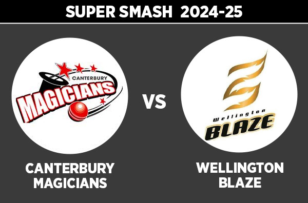Match 24: Canterbury Magicians vs Wellington Blaze | Squads | Players to watch | Fantasy Playing 11 | Pitch report | Live Streaming