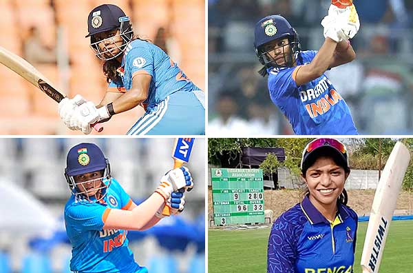 Shafali Verma, Tejal Hasabnis, Dhara Gujjar, and Amanjot Kaur Hit Centuries in Multi-Day