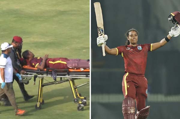 Battling Cramps, Hayley Matthews Smashes Record-Breaking Century in a Losing Cause