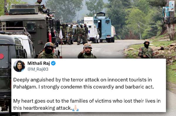 Female Cricketers Condemn Pahalgam Terror Incident, Express Grief and Prayers via Tweets