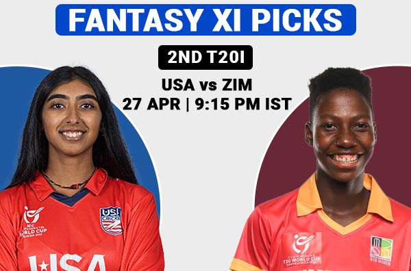 2nd T20I: Fantasy XI Prediction for United States of America Women vs Zimbabwe Women