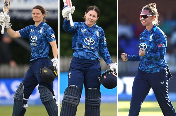 Centurions Amy Jones and Tammy Beaumont, Linsey Smith's 5-Fer Lead England to 108-run Win Against West Indies