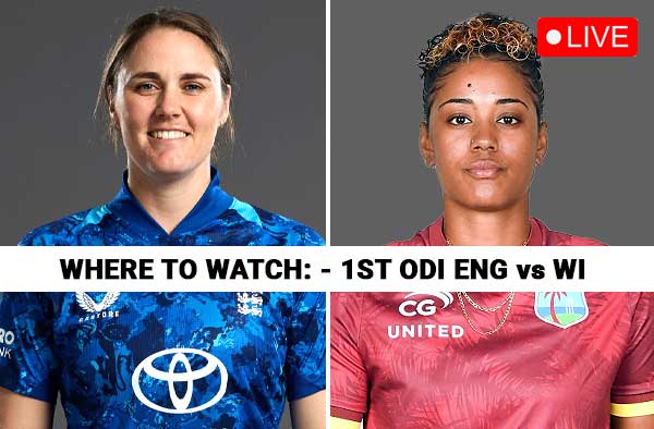 Where to Watch – 1st ODI: England Women vs West Indies Women | Live Streaming Details