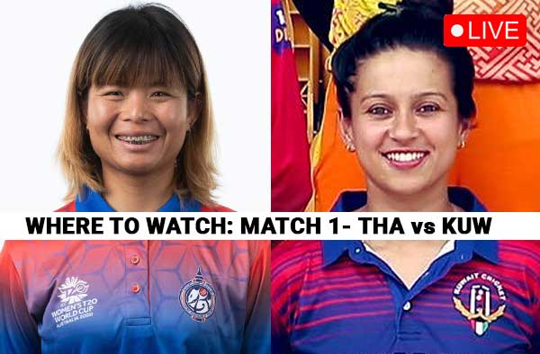 Where to Watch — Thailand Women vs Kuwait Women, Match 1 | Live Streaming & Broadcast Details