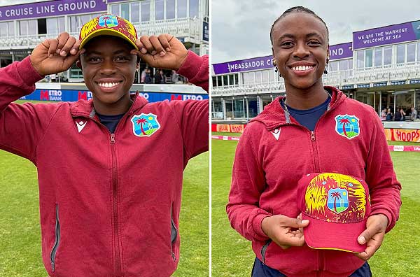 Who is Jahzara Claxton who became the first St Kitts Woman to debut for West Indies Women?