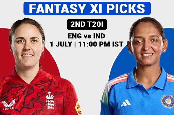 2nd T20I: Fantasy XI Pics for England Women vs India Women