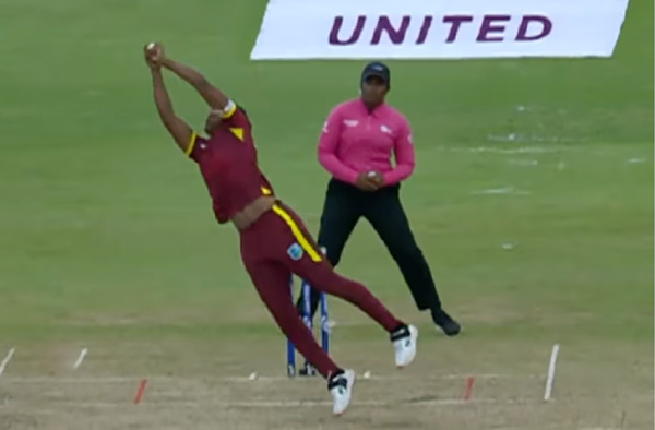 Watch Video: Hayley Matthews Takes Stunning Return Catch to Dismiss Sune Luus in 3rd ODI. PC: Windies Cricket