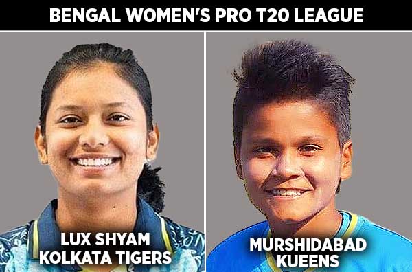 Match 26: Lux Shyam Kolkata Tigers Women vs Murshidabad Kueens Women | Squads | Players to Watch | Fantasy Playing XI | Live Streaming | Pitch Report